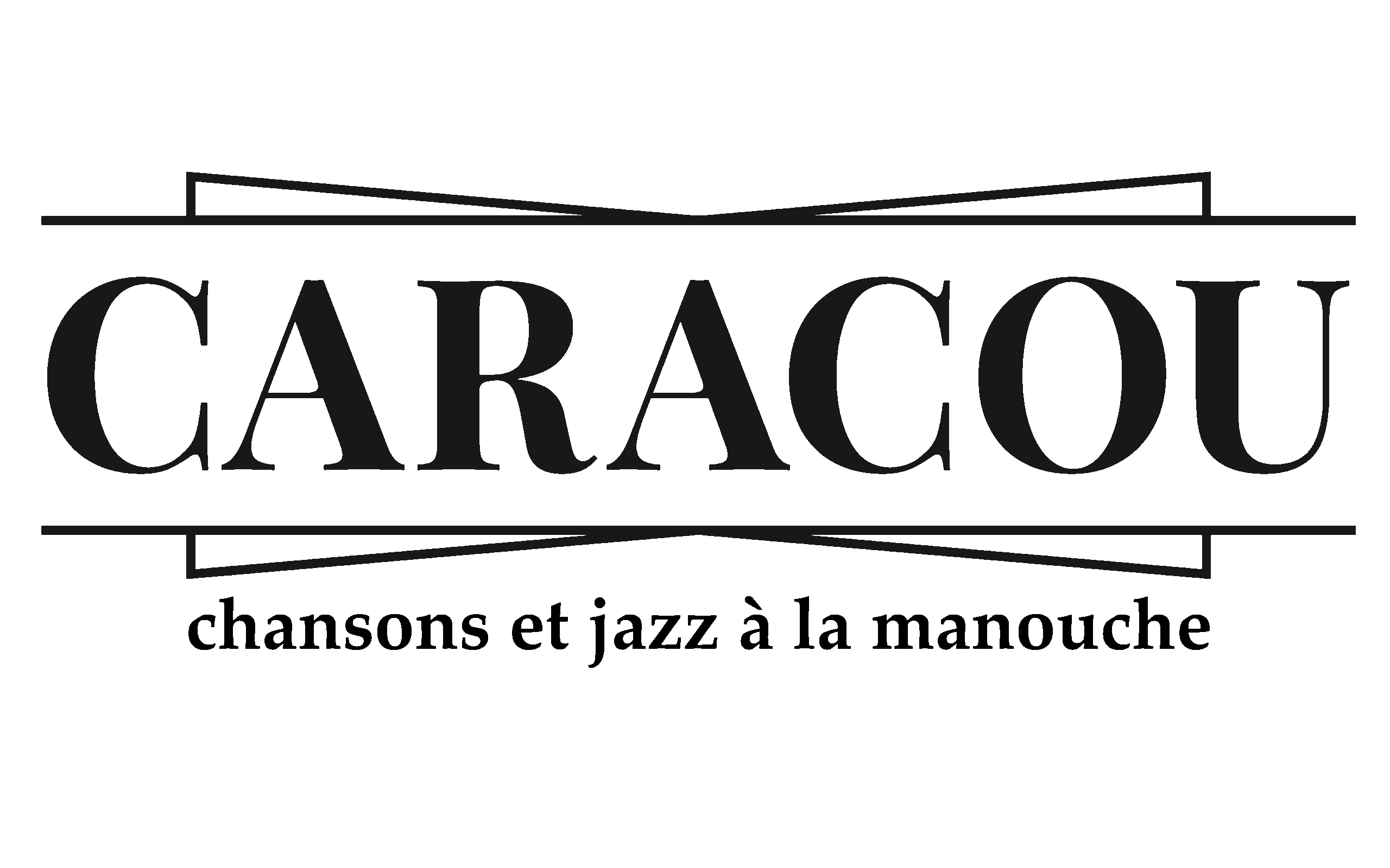 Caracou Logo komplett schwarz